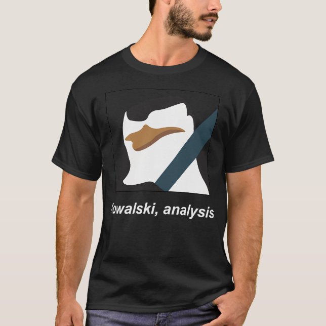 Camiseta Análise de Kowalski (Frente)