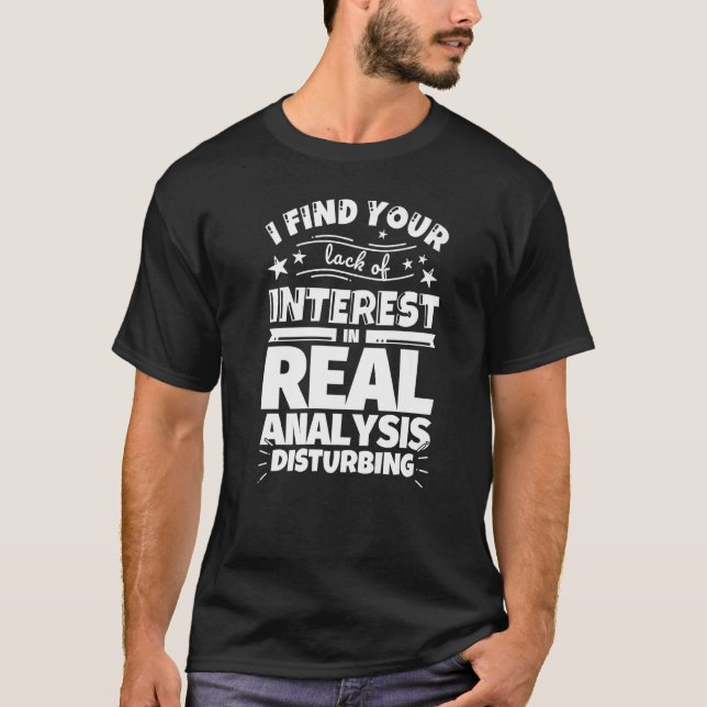 Camiseta Análise real falta de interesse (Frente)