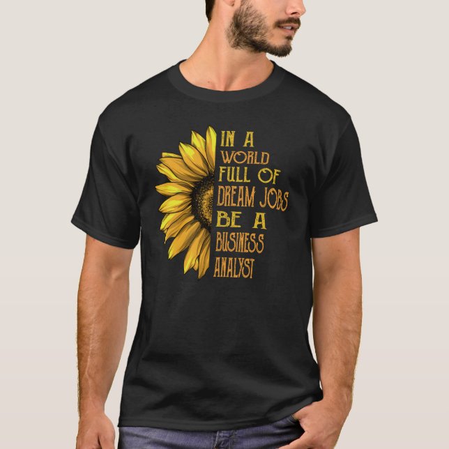 Camiseta Análises Comerciais de Girassol (Frente)