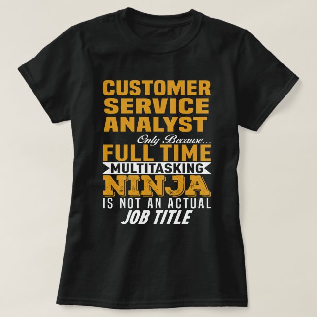 Camiseta Analista de atendimento ao cliente (Frente do Design)