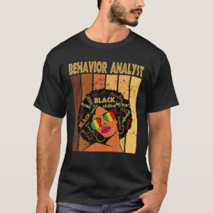 Camiseta Analista de Comportamento Histo Negro Afro-America