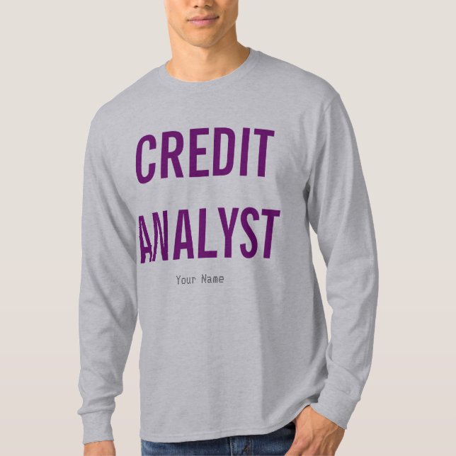Camiseta "Analista de Crédito" (Frente)