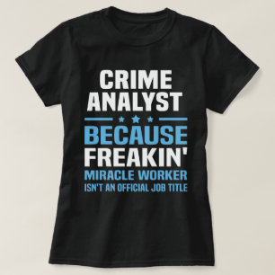 Camiseta Analista de Crime