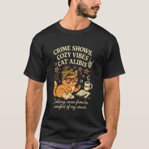 Camiseta Analista de Crime Aconchegante Coque Desarrumado G