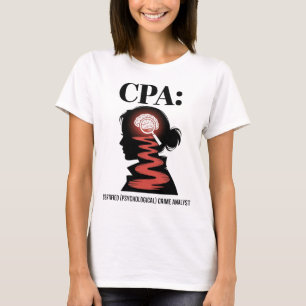 Camiseta Analista de Crimes Psicológicos Certificados da CP