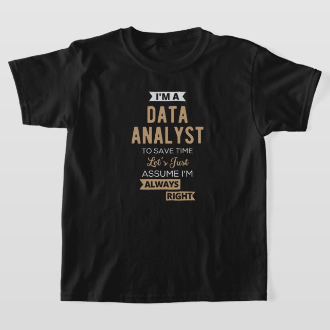 Camiseta Analista de Dados (Postura )