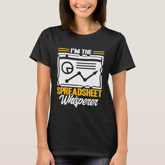 Camiseta Analista de Dados Feiticeiro de Planilhas Cientist (Frente)