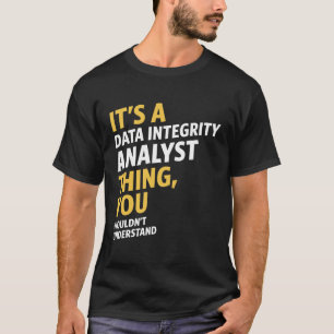 Camiseta Analista de Integridade de Dados