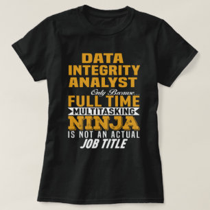 Camiseta Analista de Integridade de Dados