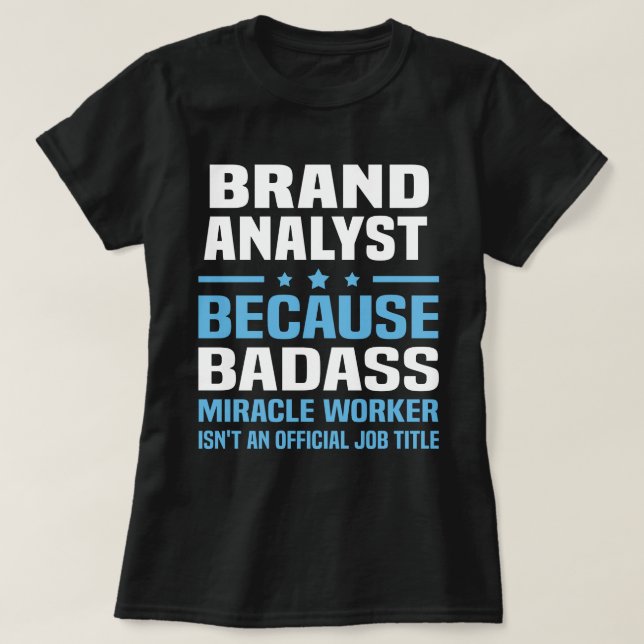 Camiseta Analista de marca (Frente do Design)