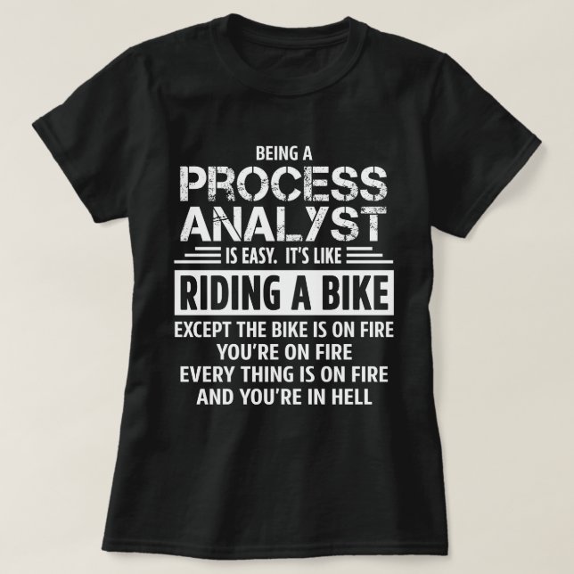 Camiseta Analista de Processo (Frente do Design)