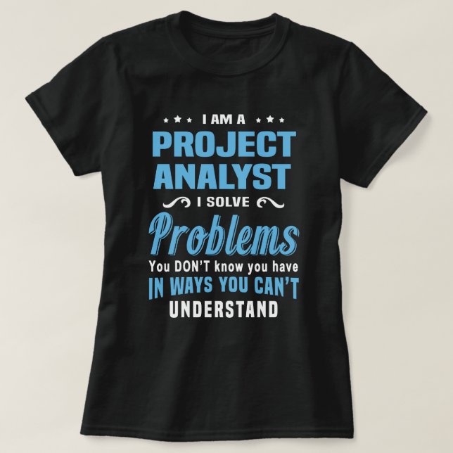 Camiseta Analista de Projeto (Frente do Design)