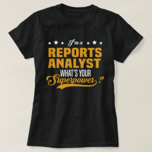Camiseta Analista de Relatórios