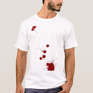 Camiseta Analista do Splatter do sangue
