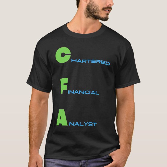 Camiseta Analista financeiro CFA (Frente)