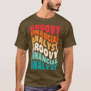 Camiseta Analista financeiro Vintage Retro 60s 70s 80s Vibe