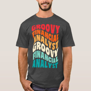 Camiseta Analista financeiro Vintage Retro 60s 70s 80s Vibe