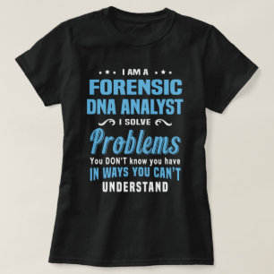 Camiseta Analista forense de DNA