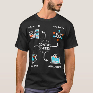 Camiseta Analistas E Engenheiros De Cientistas De Dados
