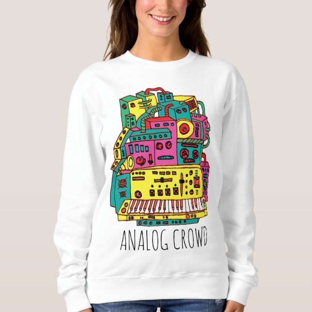 Camiseta Analog Crowd Doodle (Frente)