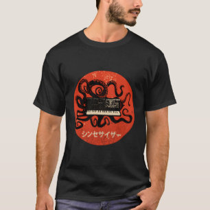 Camiseta Analog Synthesizer Kraken Synken Gear Japonês