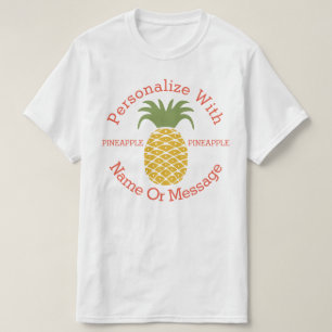 Camiseta Ananás Cute PERSONALIZADO