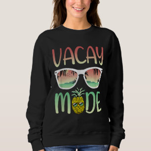 Camiseta Ananas Do Modo Vacinado Com Óculos De Sol No Modo