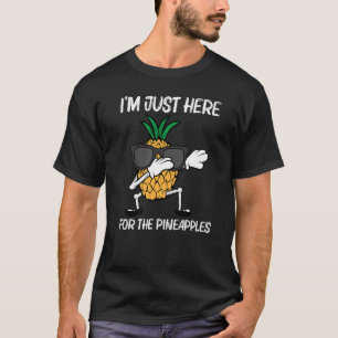 Camiseta Ananás Para Homens Fruta Verão 2