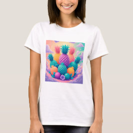 Camiseta Ananases coloridas