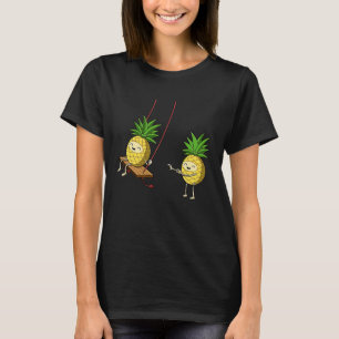 Camiseta Ananases Engraçados Nadando Lover Bonitos Homens d