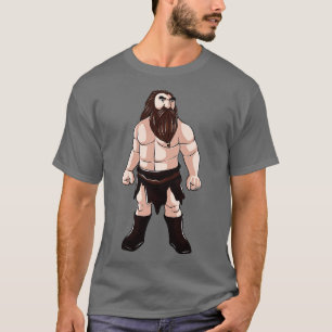 Camiseta Anão com barba anões anões anões guerreiros