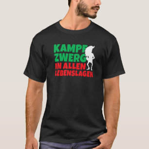 Camiseta Anão de batalha em todos os percursos de vida, anã