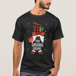 Camiseta Anão de jardinagem Buffalo Plaid Família Correspon
