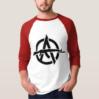 Camiseta Anarquia!  Círculo-Um AK47