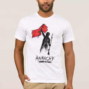 Camiseta Anarquia que conduz as pessoas