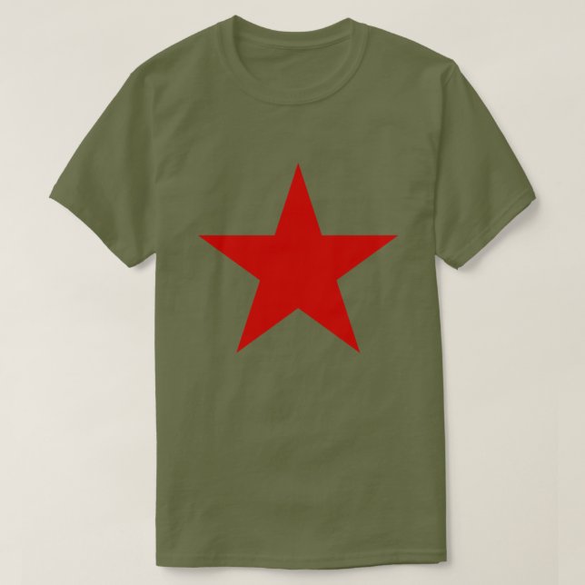 Camiseta Anarquista soviético socialista comunista do ★ (Frente do Design)