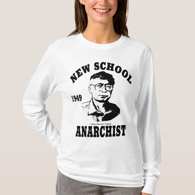 Camiseta Anarquistas novos -- Hans-Hermann Hoppe (Frente)