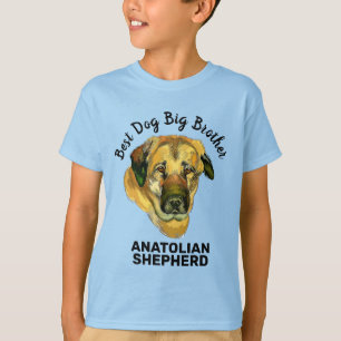 Camiseta Anatólia Shepherd aquarela melhor irmão