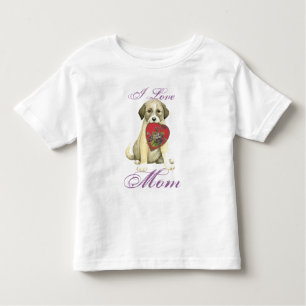Camiseta Anatólia Shepherd Dog Heart Mãe