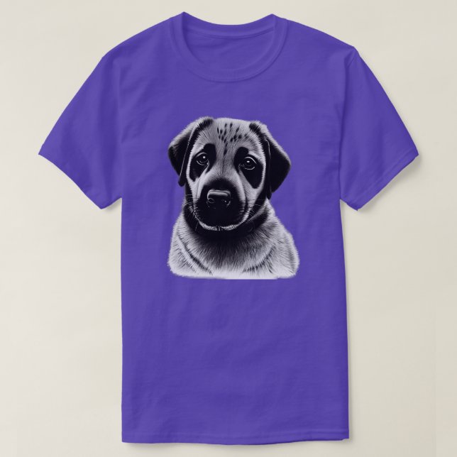 Camiseta Anatolian Shepherd Puppy (Frente do Design)