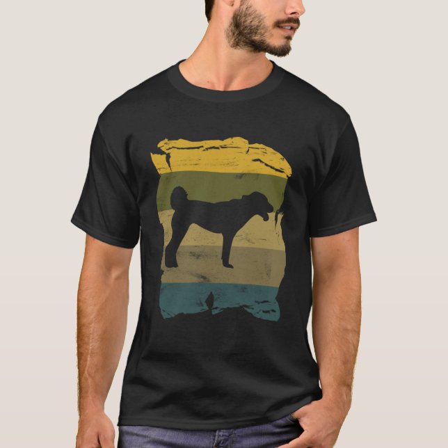 Camiseta Anatolian Shepherd Retro Silhouette for Kangal Own (Frente)