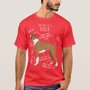 Camiseta Anatomia 1 da Brindle do Cachorro