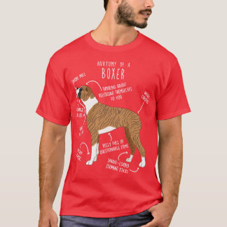 Camiseta Anatomia 1 da Brindle do Cachorro