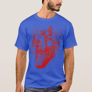 Camiseta Anatomia Antiquada do Coração Humano