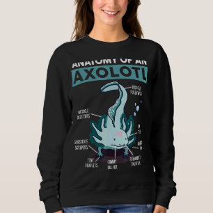Camiseta Anatomia Bonita De Um Peixe Andando Axolotl Mexica