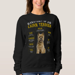 Camiseta Anatomia Cairn Terrier Para Mulheres