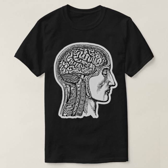 Camiseta Anatomia cerebral (Frente do Design)
