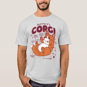 CAMISETA ANATOMIA CORGI CORNY