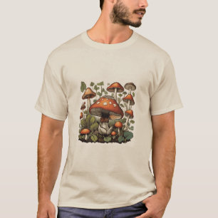 Camiseta Anatomia da Cara divertida 101 Mycology Mushroom