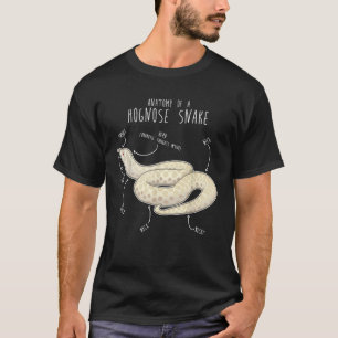 Camiseta Anatomia da Cobra Hognose da Neve Mãe de Estimação